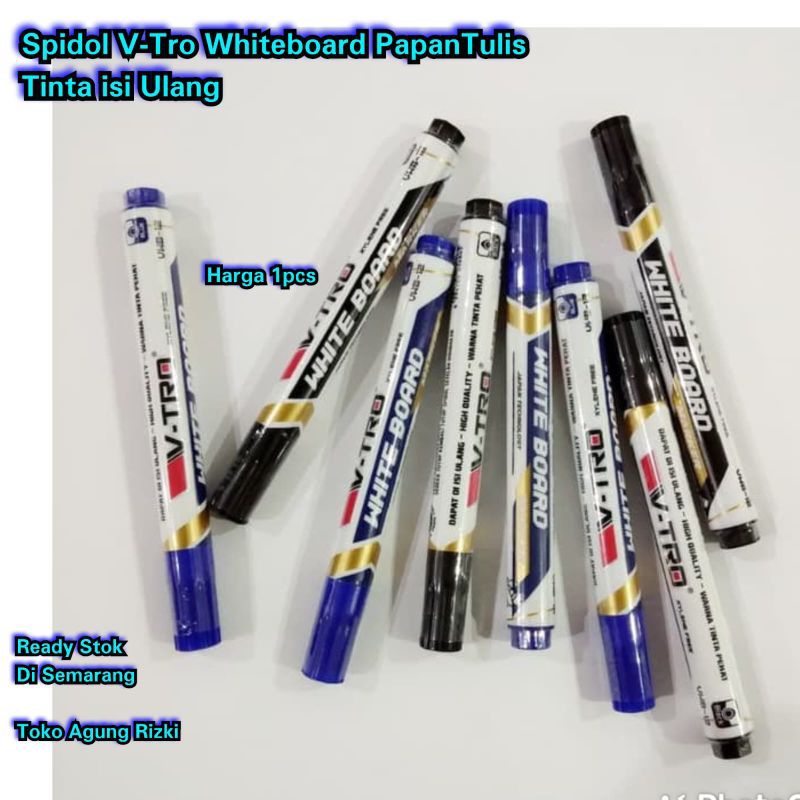 

Spidol V-Tro Whiteboard Spidoll Alat Tulis White board Murah Spidol Papan Tulis Tinta isi Ulang Semarang