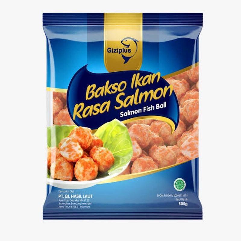 

Giziplus Bakso Ikan Rasa Salmon - 500gram