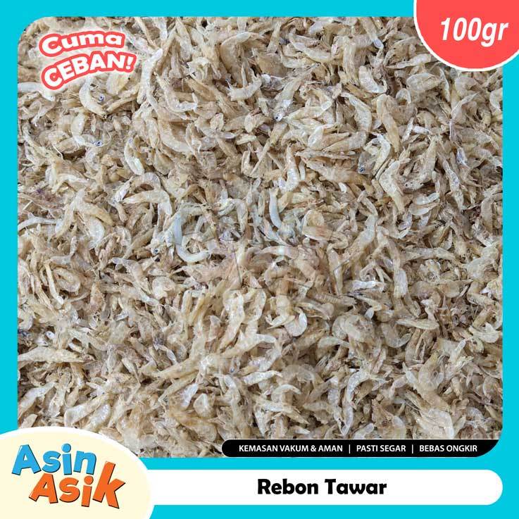 

Rebon Udang Kering Kasar Tawar Murah Segar Fresh Kemasan Vakum Aman Serba Ceban