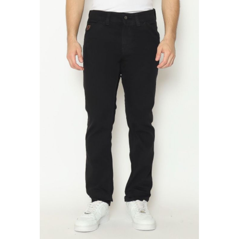 Celana Slim Fit Stretch Hitam Lois Jeans SLS107H