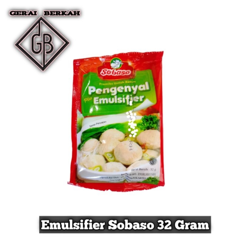 

Sobaso Tepung Emulsifier Bakso 32 Gram