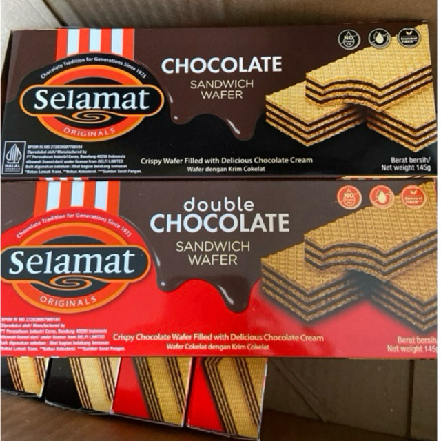

selamat wafer choco box 198/145g kemasan 1pcs