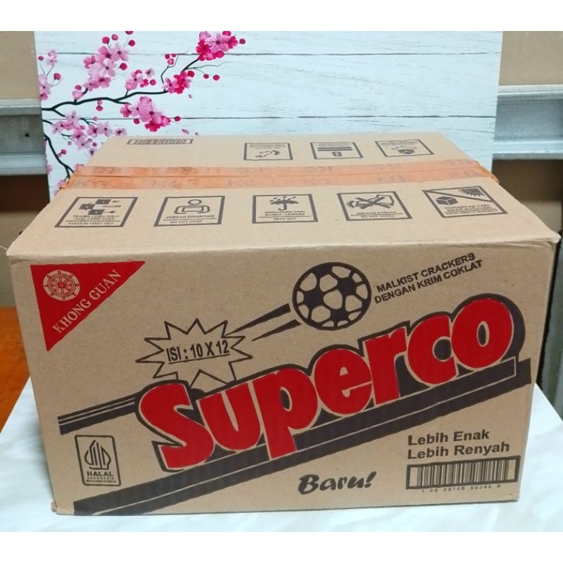 

MALKIST CRACKERS Dengan isi Coklat SUPERCO Isi 12 x 10 Exp Aman