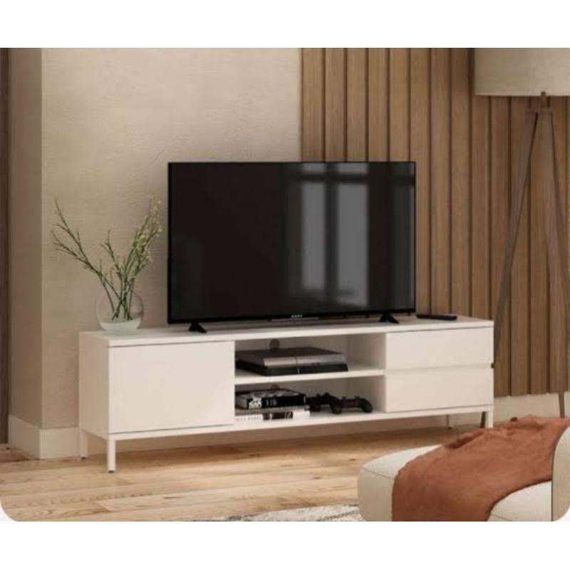 Meja / Rak TV Besi 150cm Minimalis