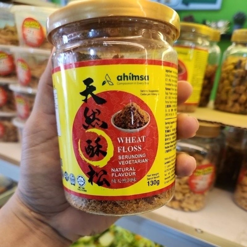 

SERUNDING VEGETARIAN / BAK HU WHEAT FLOSS NATURAL FLAVOUR 130GR / AHIMSA