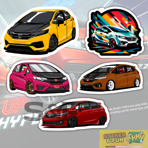

Stiker Sticker Vinyl Laminasi HONDA JAZZ GK5 COMBO 5PCS Vol 1