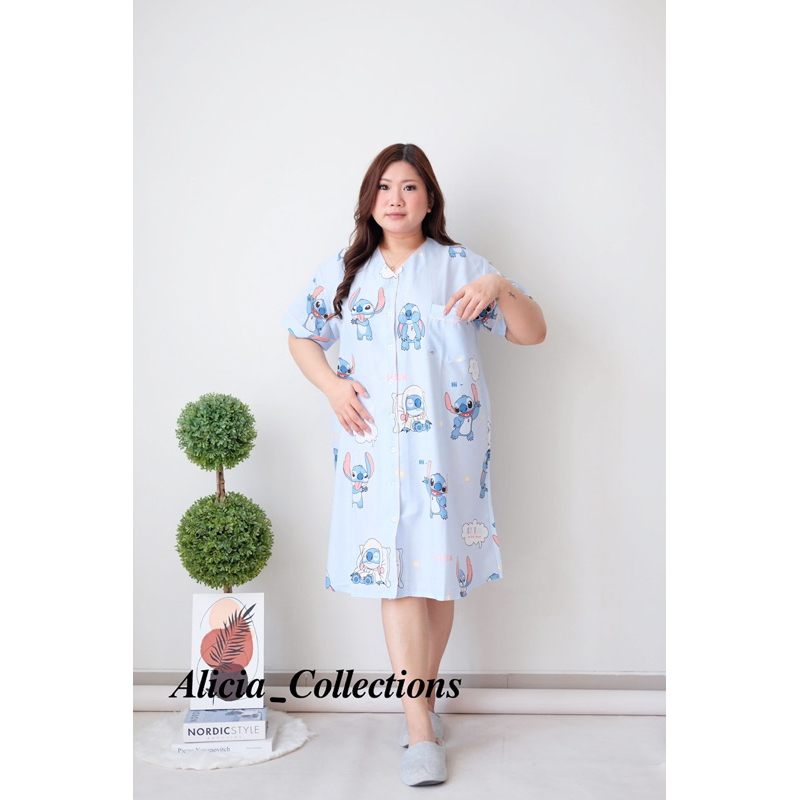 daster wanita Jumbo Size Bahan Katun adem Baju Tidur