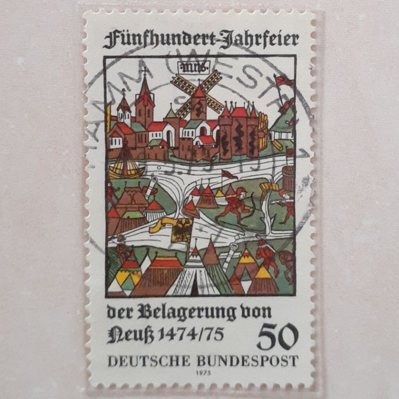 

Perangko Jerman 500th Anniversary of Siege of Neuss Tahun 1975