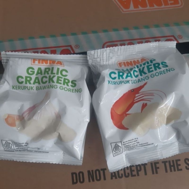 

Finna Kerupuk Udang/Bawang goreng 10g ecer