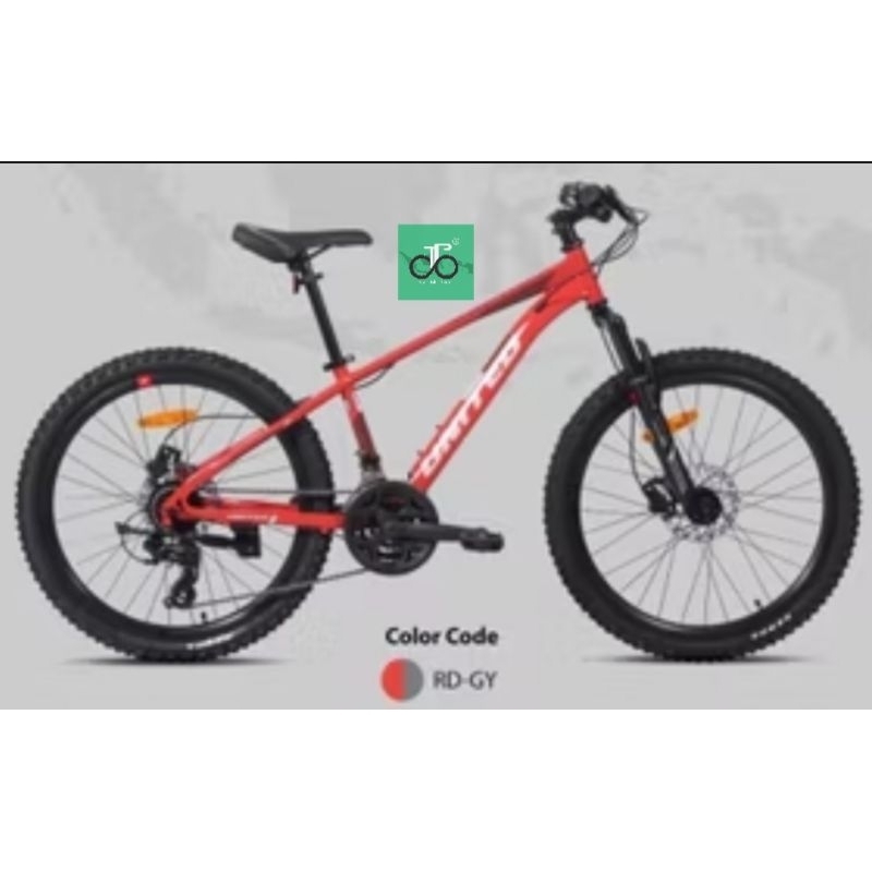 Sepeda MTB 24" United Elbruz 24an TERBARU Elbruzz