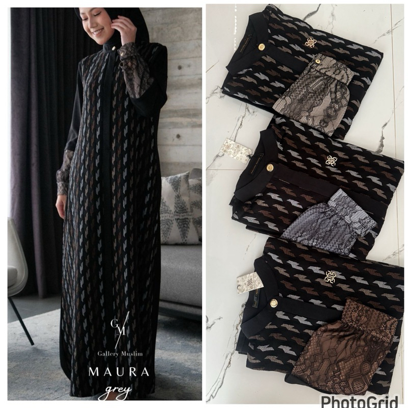 MAURA DRESS galery muslim,gamis wanita premium edisi raya