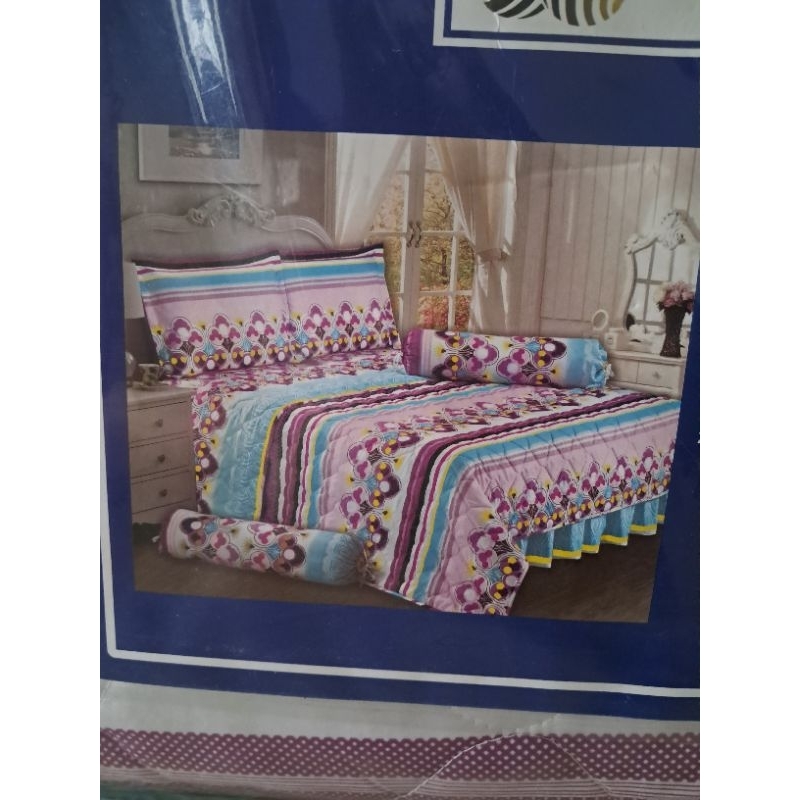 bedcover set plus sprei/comforter set plus sprei ukuran 180×200 cm Merk Platinum