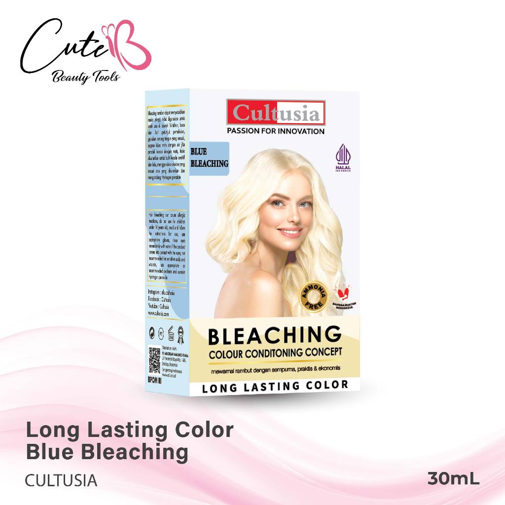 Cultusia Blue Bleaching 30 ml / Semir Rambut  Bleaching