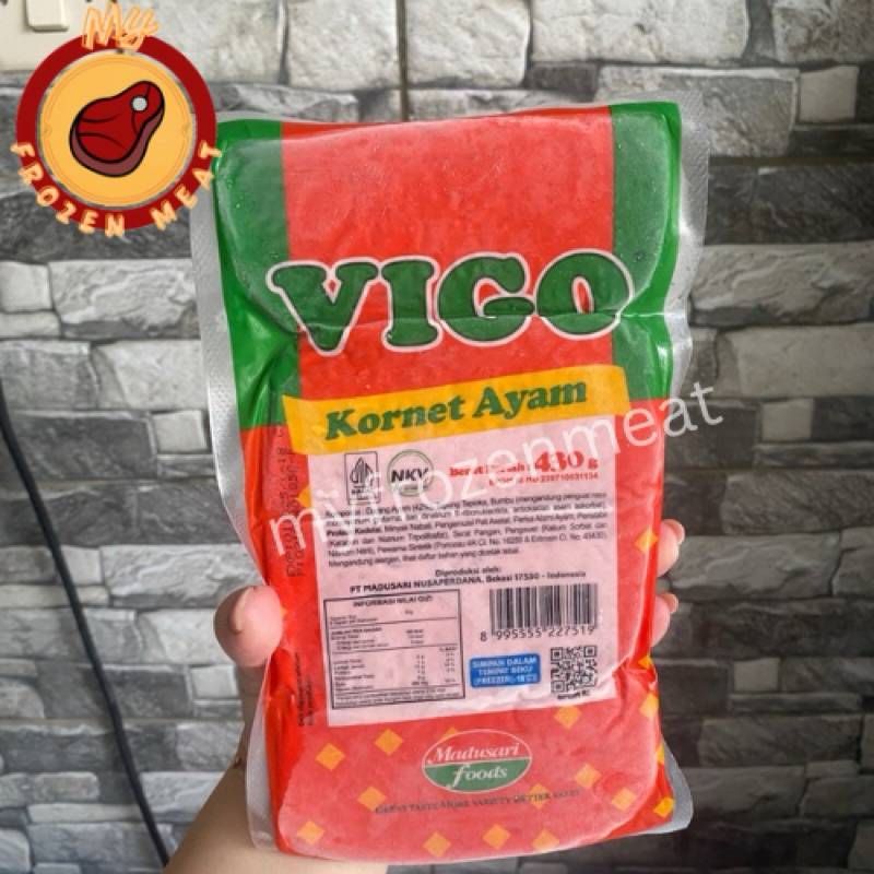 

Vigo kornet ayam merah 430gr