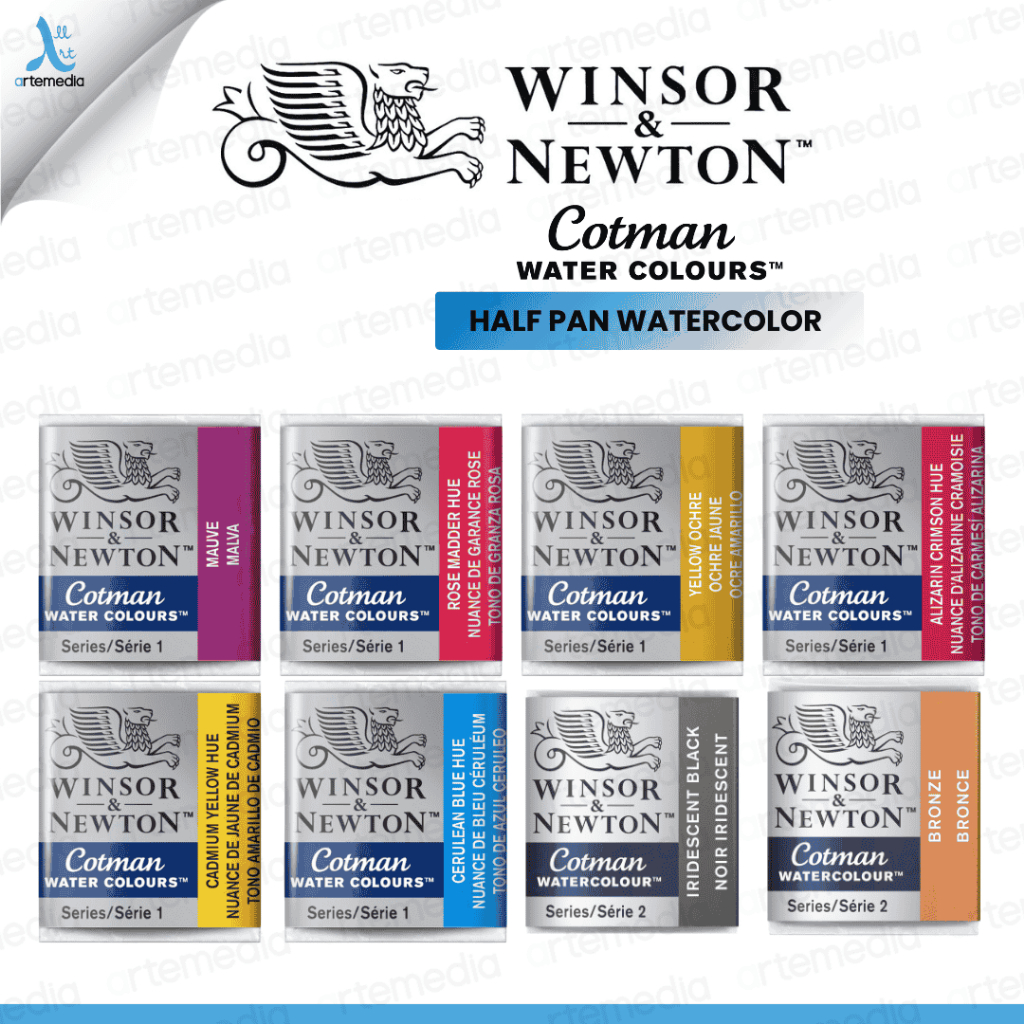 

Winsor & Newton Cotman Half Pan Watercolor Cat Air Premium