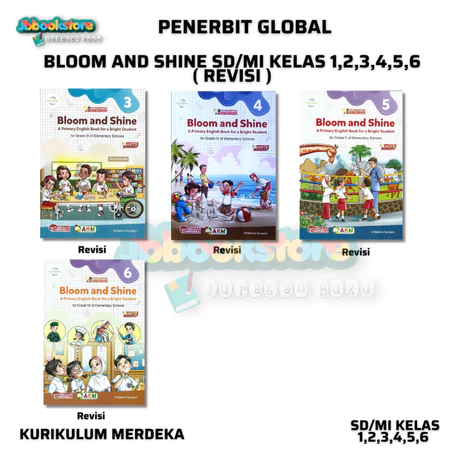 Bahasa Inggris SD / Bloom And Shine / Bahasa Inggris Kelas 1 2 3 4 5 6 SD / Kurikulum Merdeka / Glob