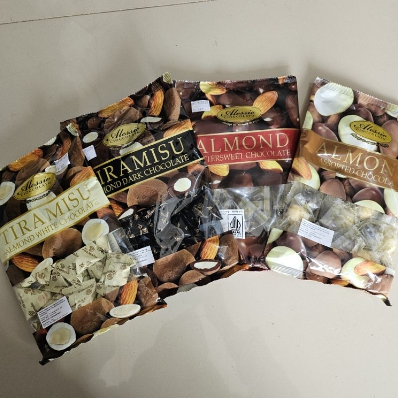 

alessio chocolate almond 200gr and alessio tiramisu chocolate almond impor