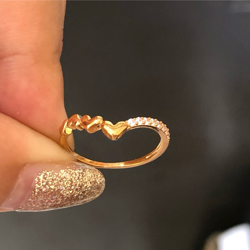 ME9- CINCIN AUREL LOVE 0.83GR KADAR 300 UKURAN 11