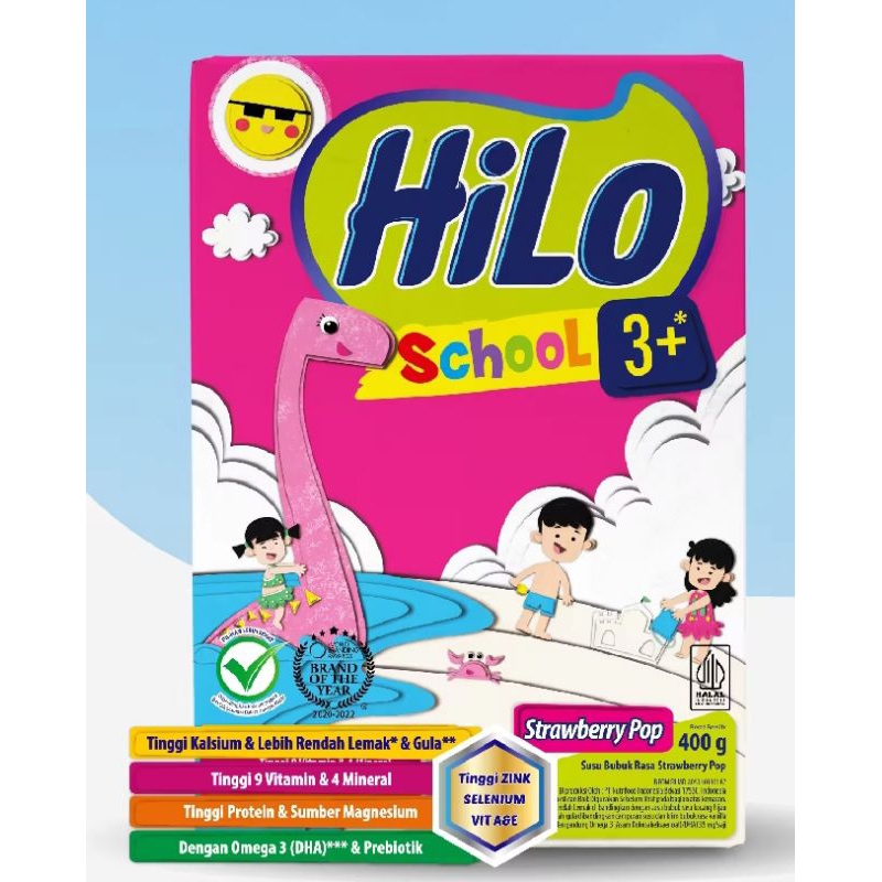 

PO3D Hilo School 3+ Strawberry Pop 400 gram