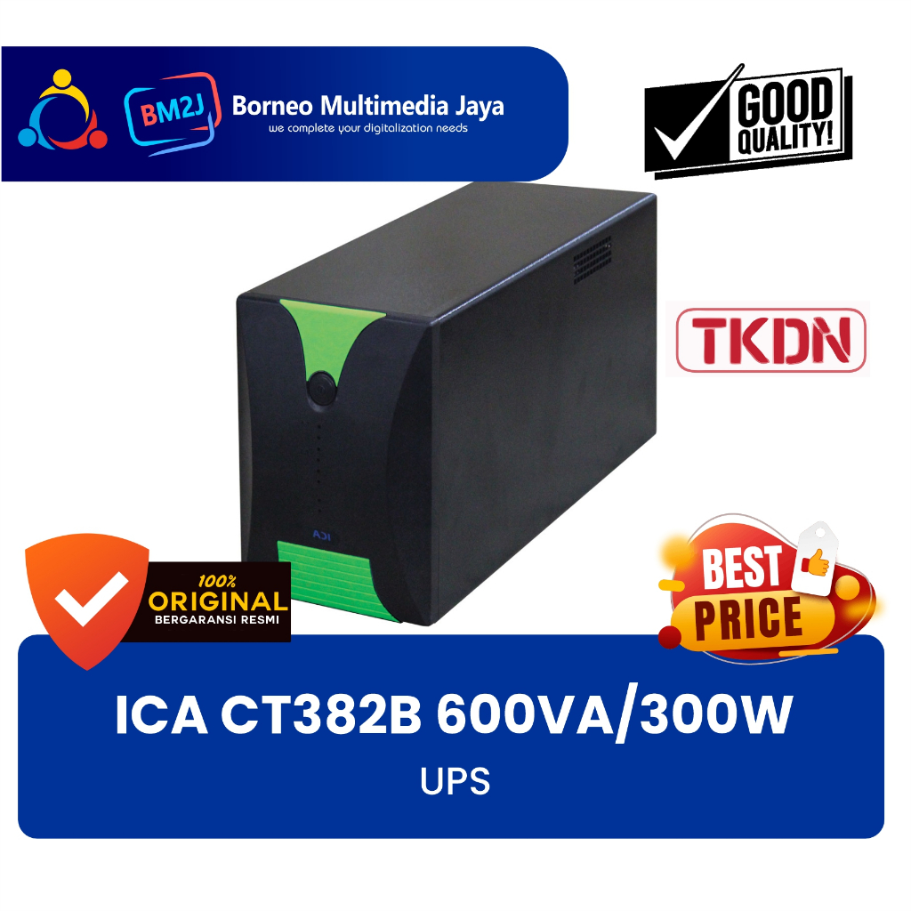 UPS ICA CT382B CT 382B 600VA/300Watt UPS TKDN