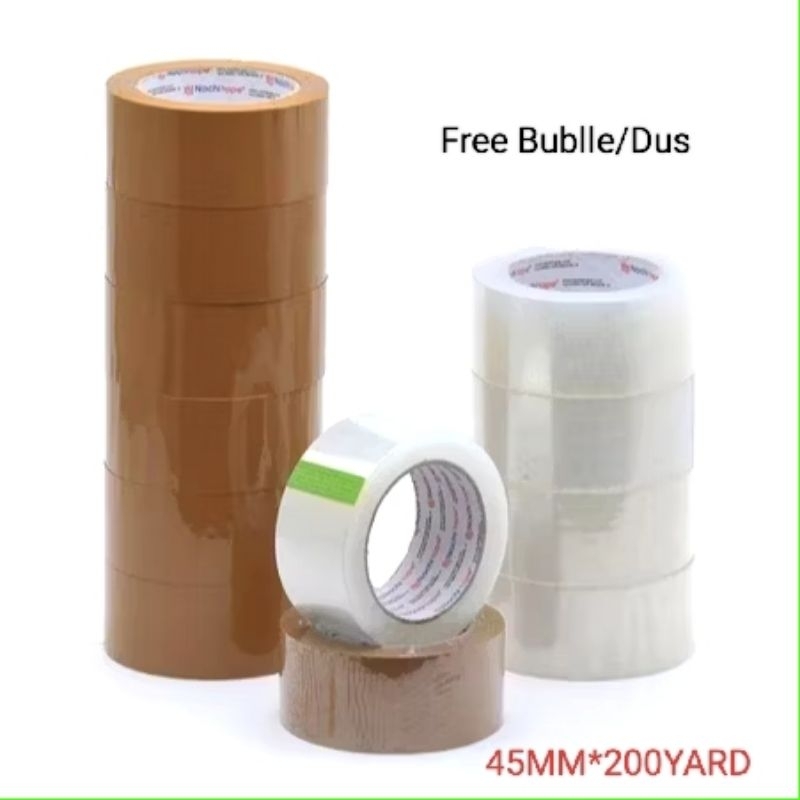 

LAKBAN BENING//COKLAT 45MM*200Y DAYA REKAT KUAT