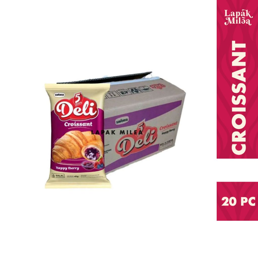 

Savoria Croissant 5 Days Deli 1 Dus isi 20 pc