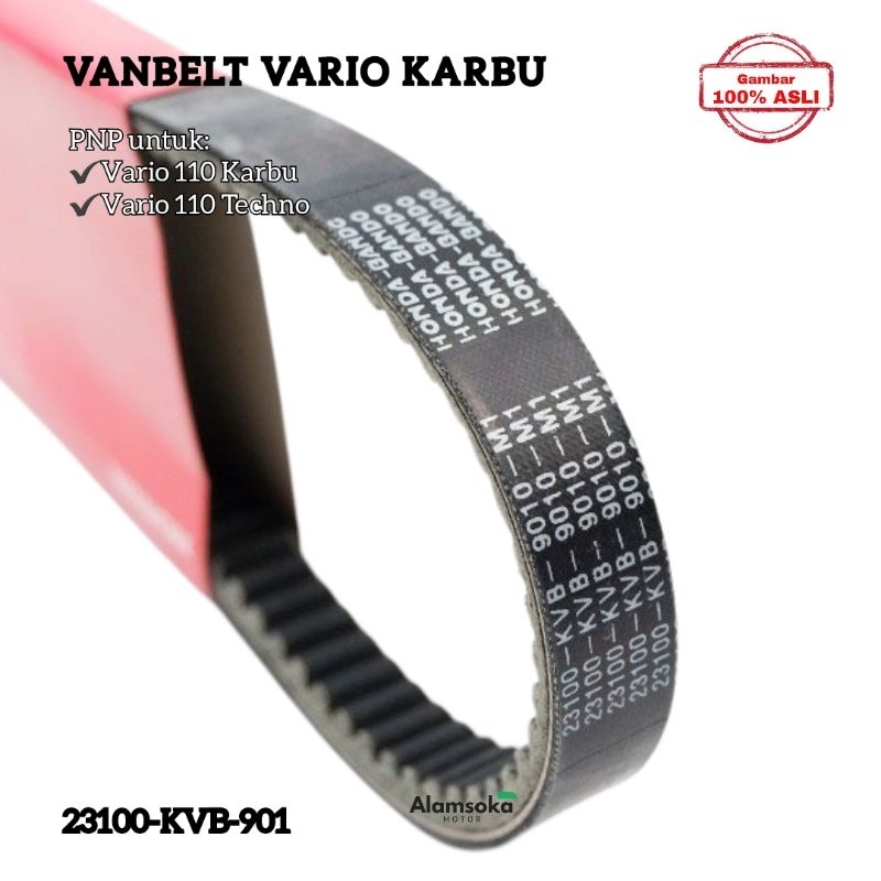 Vanbelt Vario 110 Karbu KVB Van Belt Vario 110 Techno Karburator Vario Techno 110 Karbu KVB 23100-KV