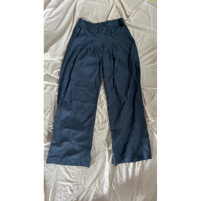 Gemme. Blue Pants Kulot Celana