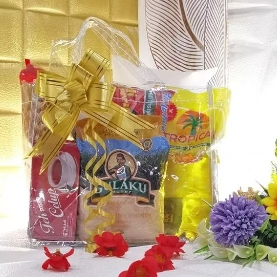 

TAS Besar Jumbo MIKA 0.20 no TIPU 40x17x30 Tas Goodie Bag Tali Totebag paperbag kain parcel sembako