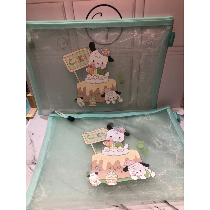 

A4 ZIPPER SANRIO TEMPAT PENSIL RESLETING / TEMPAT PENSIL ZIPPER / POUCH JARING UNTUK BUKU SEKOLAH LEBIH RAPI / POUCH UNTUK DOKUMEN / ZIPPER BAG A4