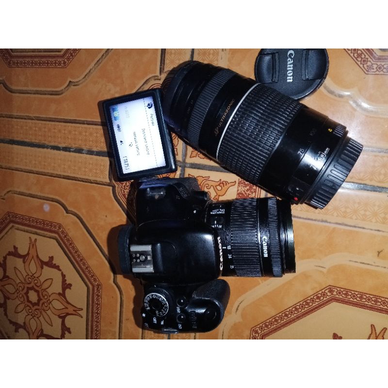 Canon 600d lensa kit STM tipe baru dan tele Canon 70-300mm is USM