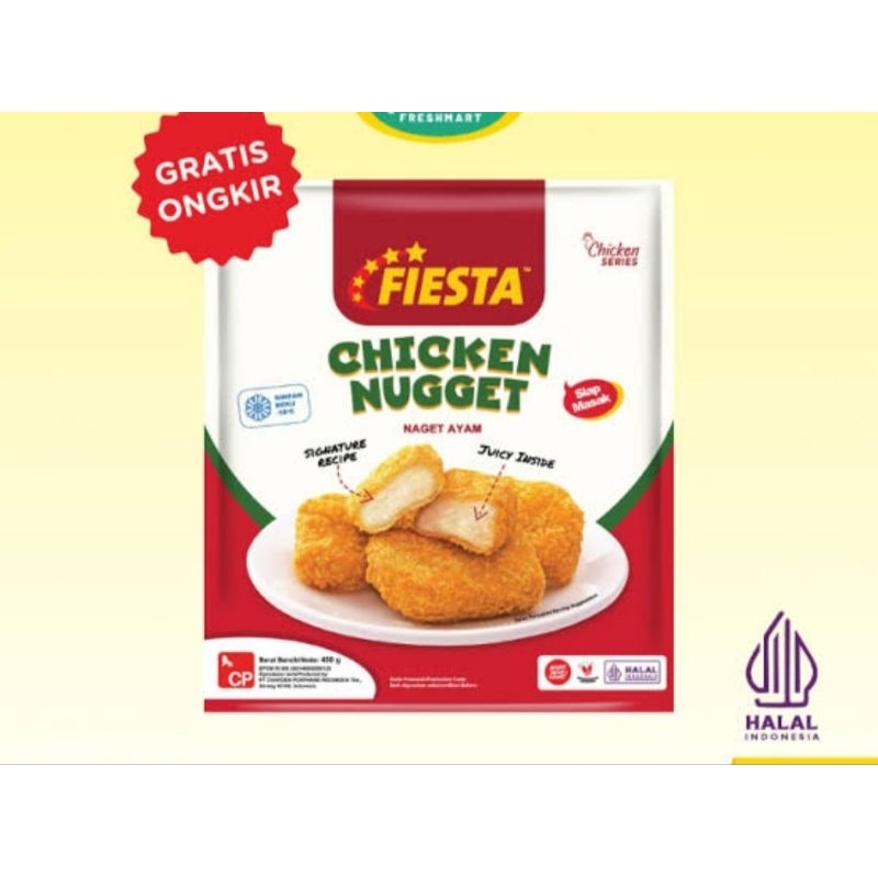

Fiesta Crispy Bubble 500g,fiesta stikie 500g,fiesta chiken naget 500g,fiesta spicy nugget 400g
