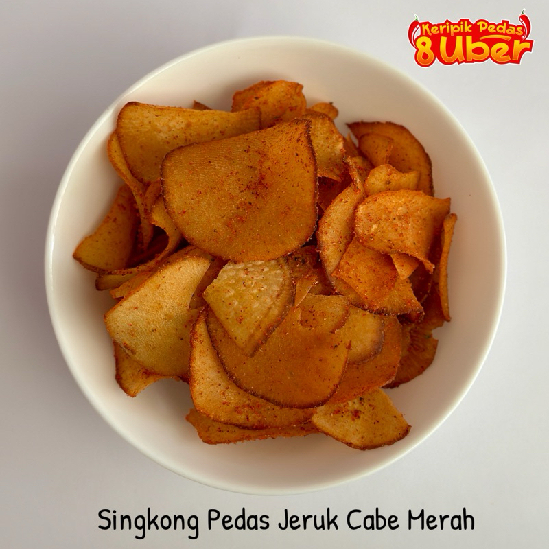 

(250gr) Keriping Singkong Pedas dengan 5 Varian Rasa. Renyah, Enak, Murah