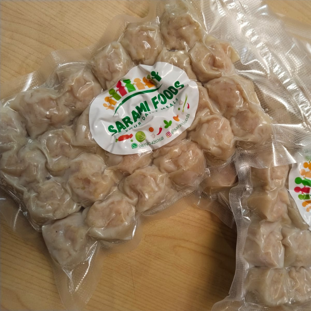 

SARAMI FOODS SIOMAY AYAM DIMSUM FROZEN FOODS ISI 12 PCS PACK KECIL BESAR