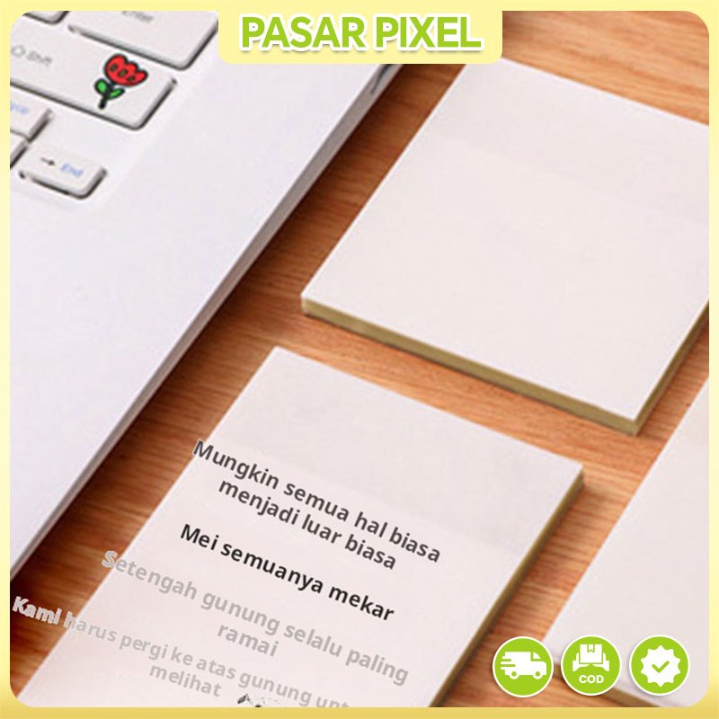 

Catatan tempel transparan dapat ditulis tangan, lengket dan dapat dilepas, terlihat bagus, siswa dapat menggunakannya untuk membuat catatan dan menyorot poin-poin penting