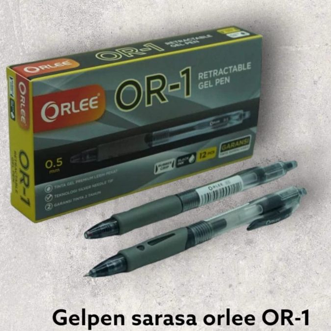 

Bolpoin Merk ORLEE / Bolpoint Sarasa OR-1 / Pulpen Mekanik (1 LUSIN isi 12 PCS)