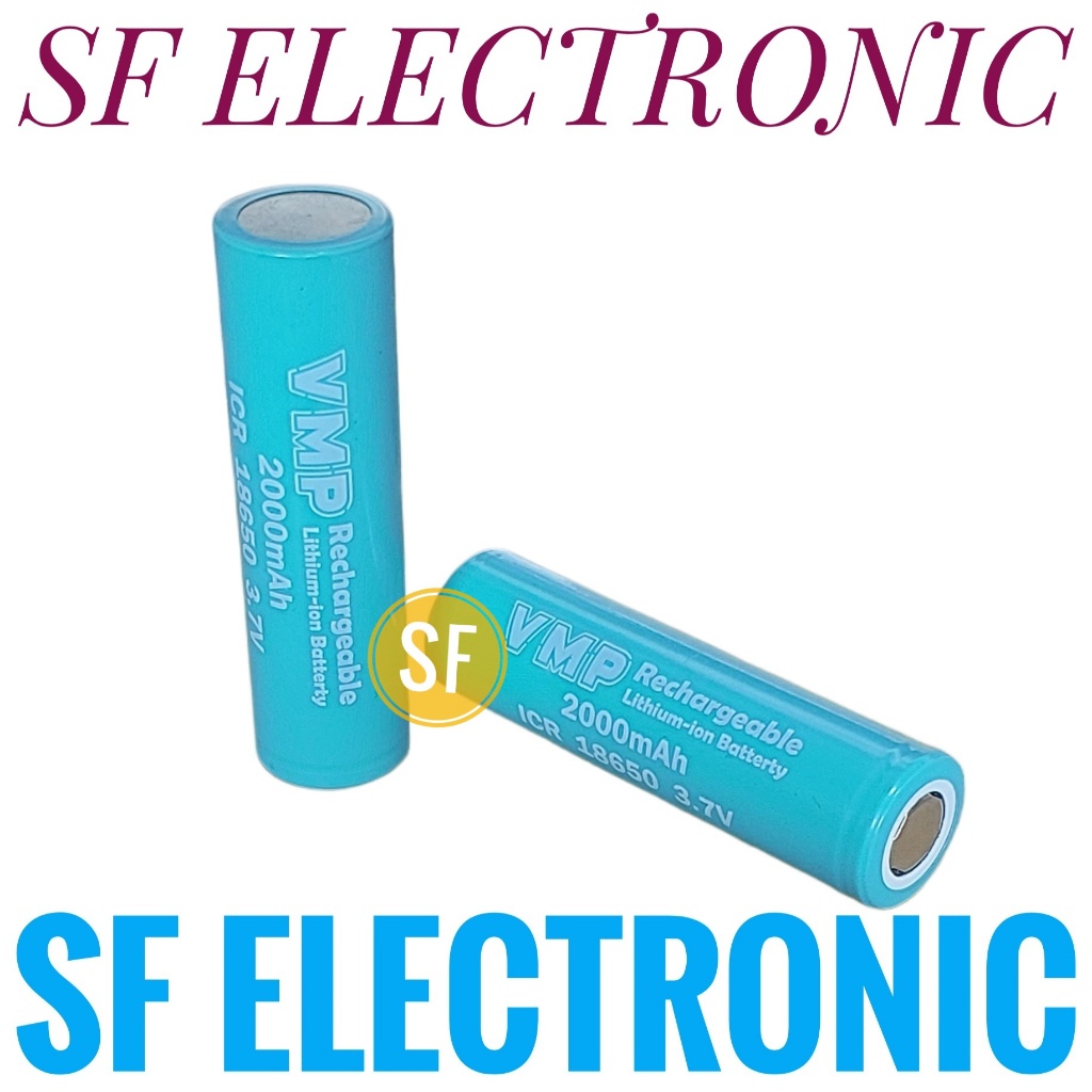 Baterai Batrai Lithium 3.7Volt 2000Mah VMP
