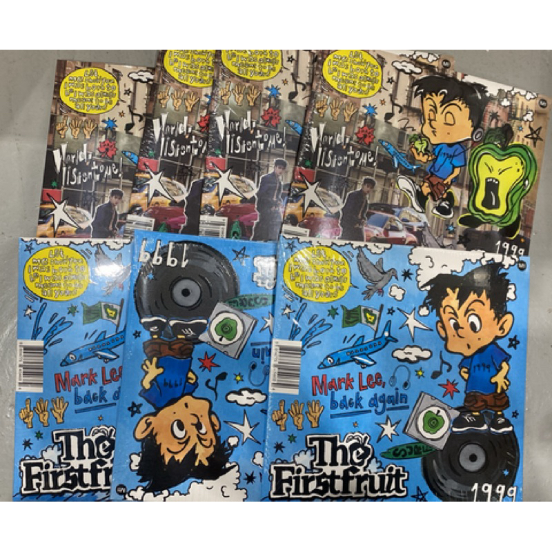 Ready stock Album 1st Mark The FirstFruit sealed Trilogy ver, Square flap ver, First juice ver offic
