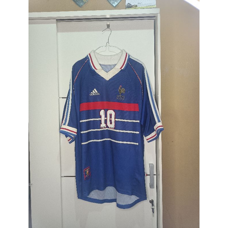 JERSEY FRANCE 1998 WORLDCUP ORIGINAL HOME NNS ZIDANE 10