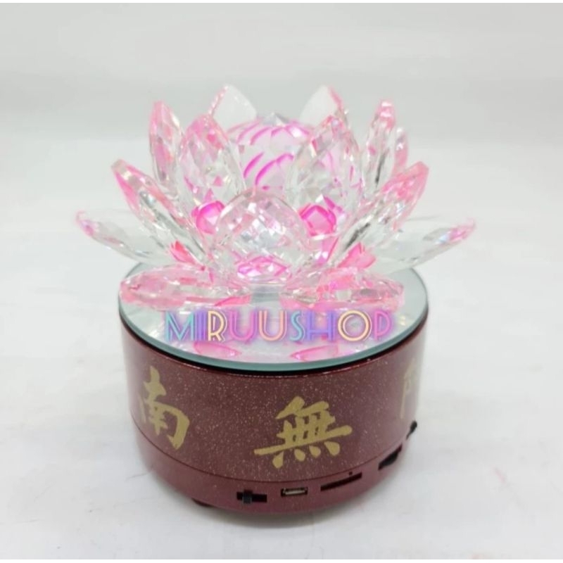 Radio sembahyang teratai kristal crystal dengan usb premium