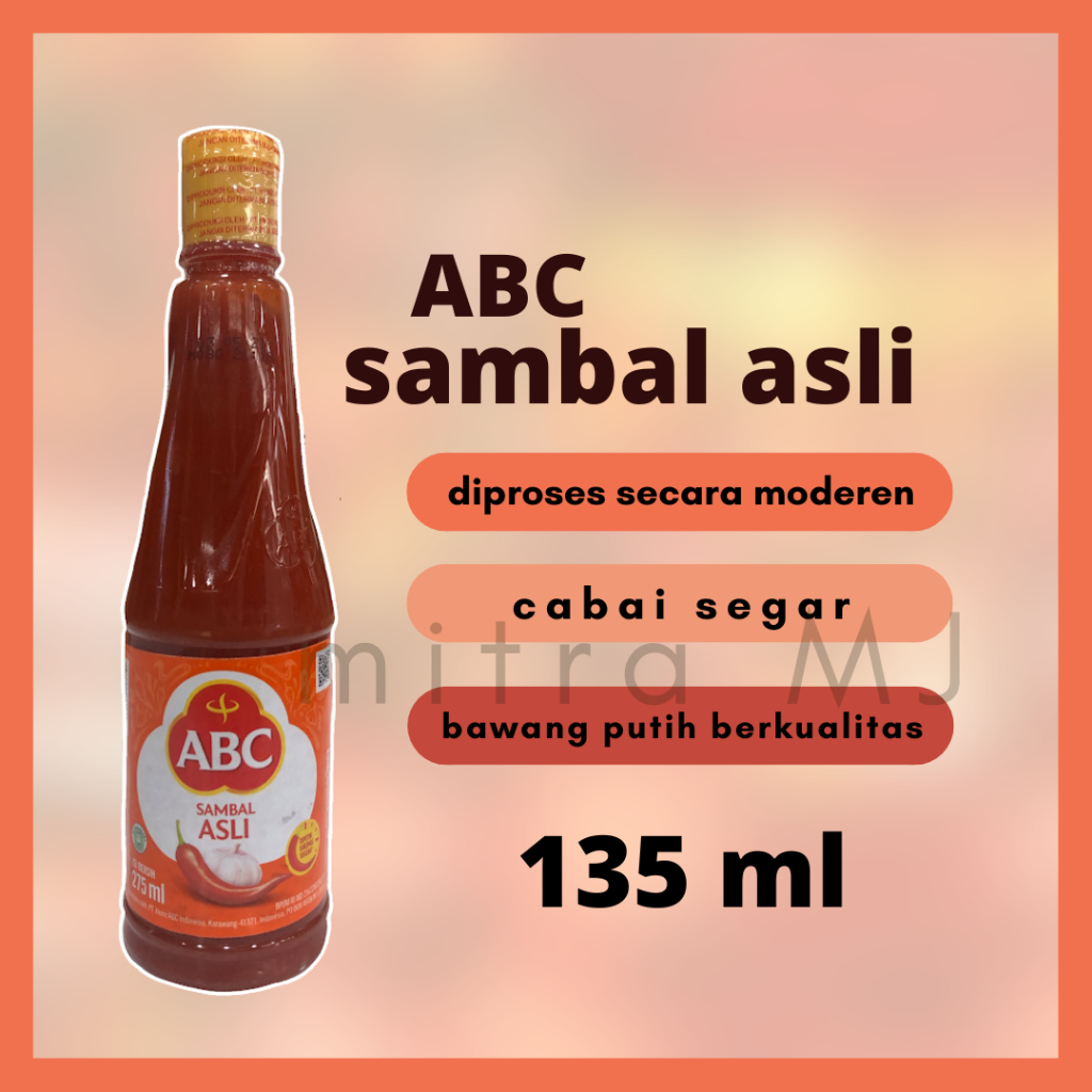 

ABC Sambal Asli (135 ml) | Saus Cabai