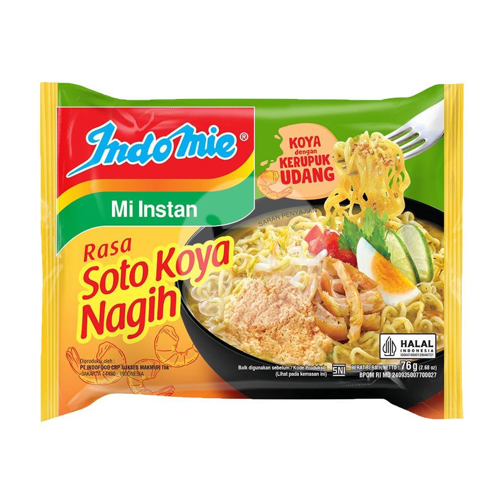 

INDOMIE KUAH SOTO KOYA NAGIH 76gr [ Pcs ]