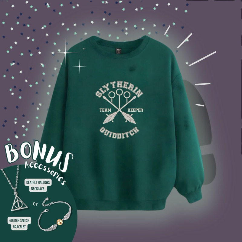 Sweater Slytherin Quidditch | Harry Potter