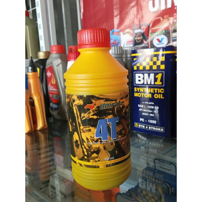 unirace 4T botol bulat 20w50 800ml