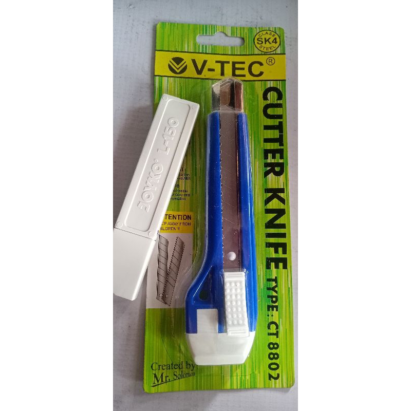 

CUTTER V-TEC BESAR dengan ISI CUTTER JOYKO L-150
