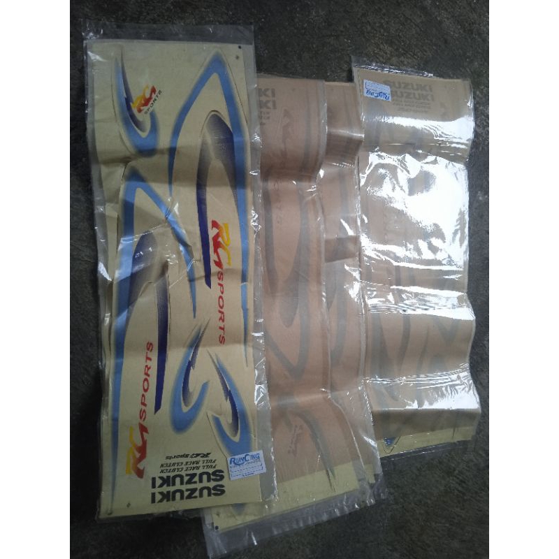 striping Suzuki RG sports satria 2 tak Malaysia