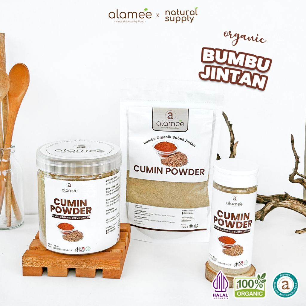 

ALAMEE Bumbu Dapur Jintan Bubuk Cumin Powder Bumbu Dapur Instan Jinten Ground Caraway Rempah Masak