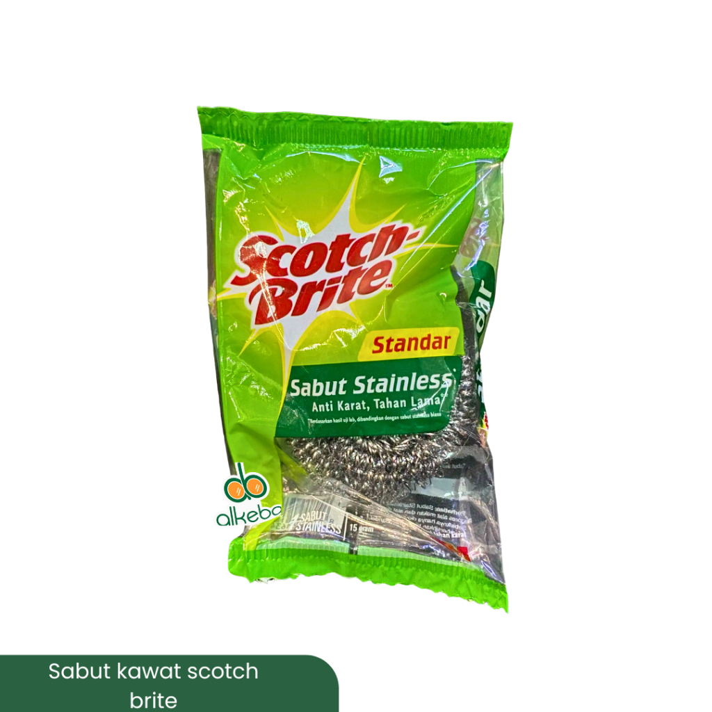 3M Sabut kawat scotch brite tapas stainless cuci piring