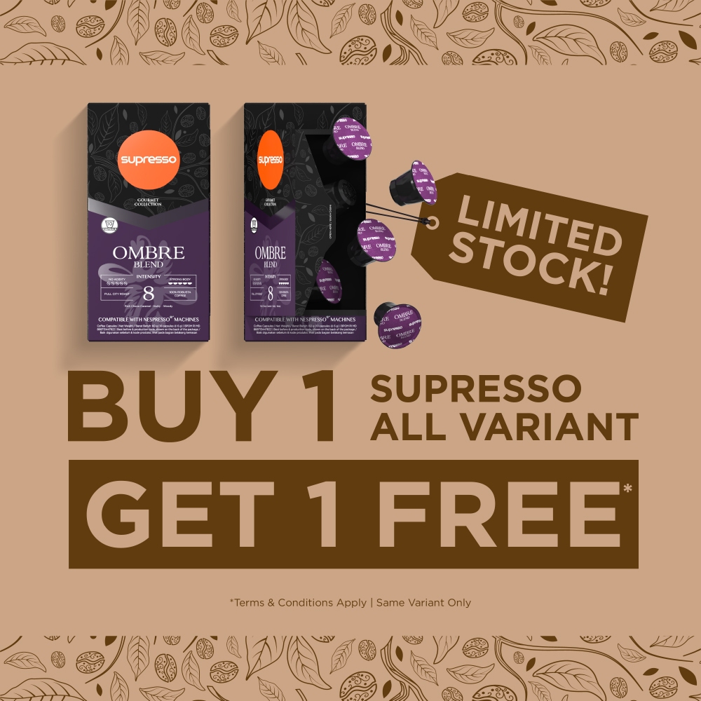 

Supresso Ombre Blend Coffee Capsules | Nespresso Compatible
