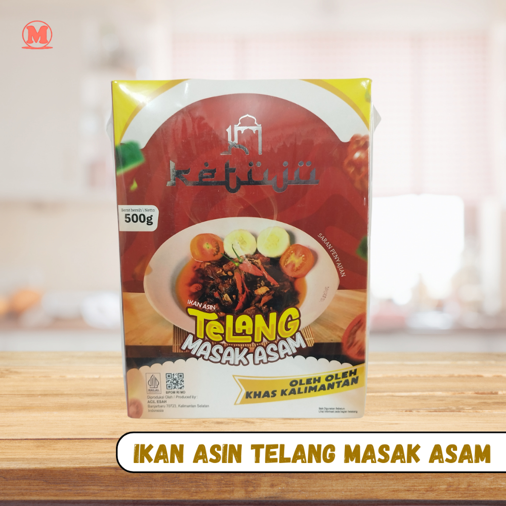 

Ikan Asin Telang Masak Asam Merk Ketuju Produksi Acil Esah Makanan Siap Saji Khas Kalimantan Selatan